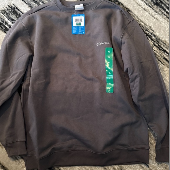 Columbia Men's Crewneck Sweatshirt Grey Size Medium M or X-Large XL - Picture 4 of 5